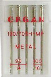Иглы Organ Metal для металлической нити №90-100