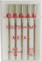 Иглы Organ Metal для металлической нити №90-100