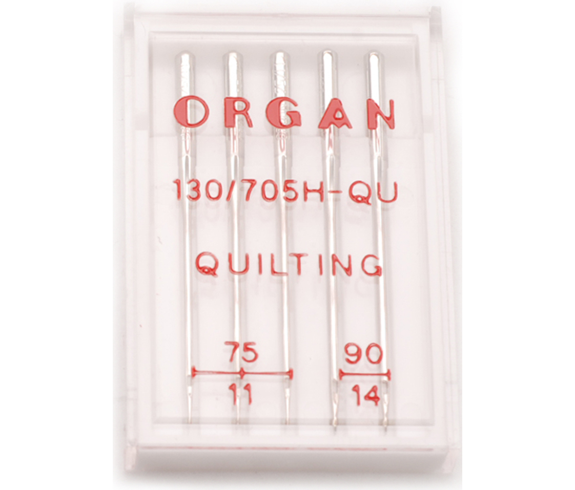 Иглы Organ QUILTING 75-90, 5шт. (для квилтинга)